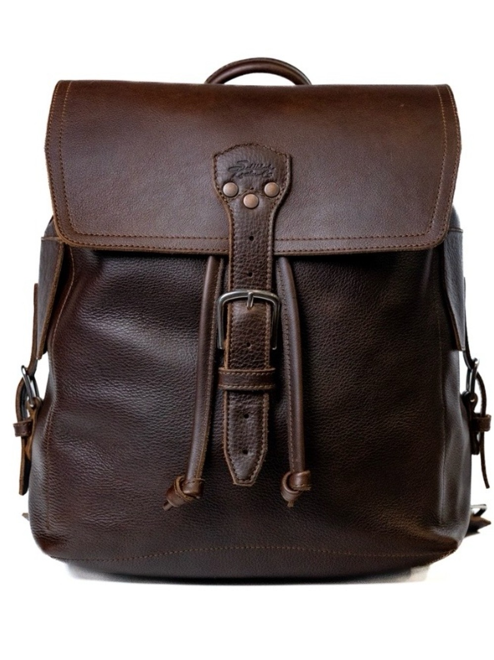 NWOT**** Saddleback Leather Co. 16" Drawstring Backpack Dark Coffee Brown
